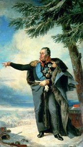 Mikhael Ilarionovich Golenichtchev Kutuzov, Prince of Smolensk by George Dawe